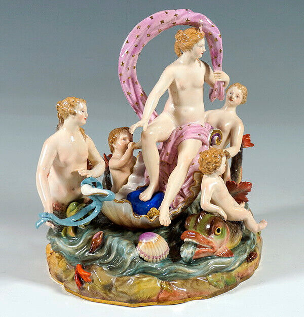 ✤1924年以前・マイセン(Meissen)フィギュリン✤『ヤギと少女』 Amazon.co.jp: 造形美 マイセン MEISSEN テイラー フィギュリン ヤギに