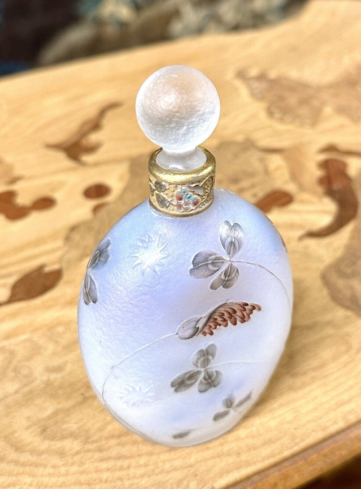 ドーム兄弟（ドームナンシー） 蓮華の花とクローバーの香水瓶