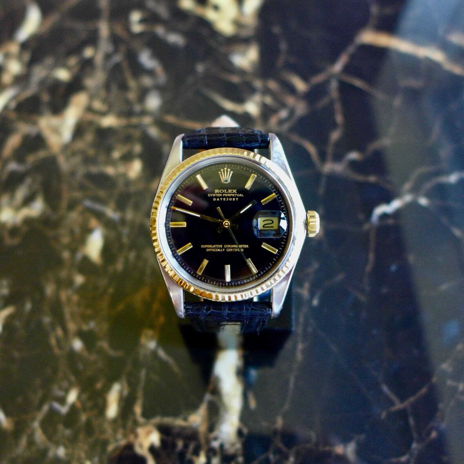 ROLEX デイトジャスト Ref.1601 シャンパンゴールド アンティーク品 メンズ 腕時計