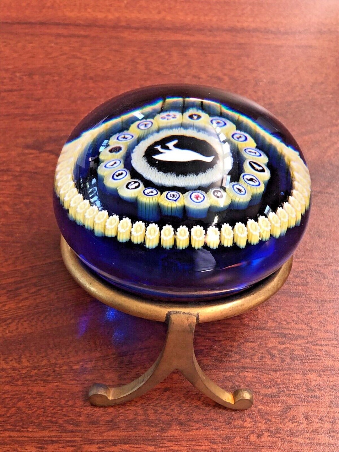 ヴィンテージ バカラ 雄鶏のガラスペーパーウェイト 1975年