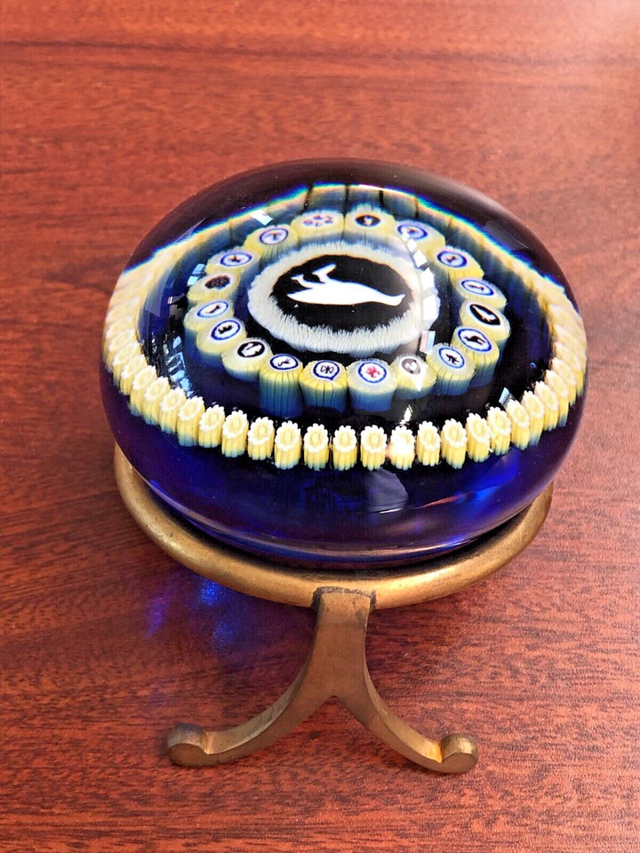 ヴィンテージ バカラ 雄鶏のガラスペーパーウェイト 1975年