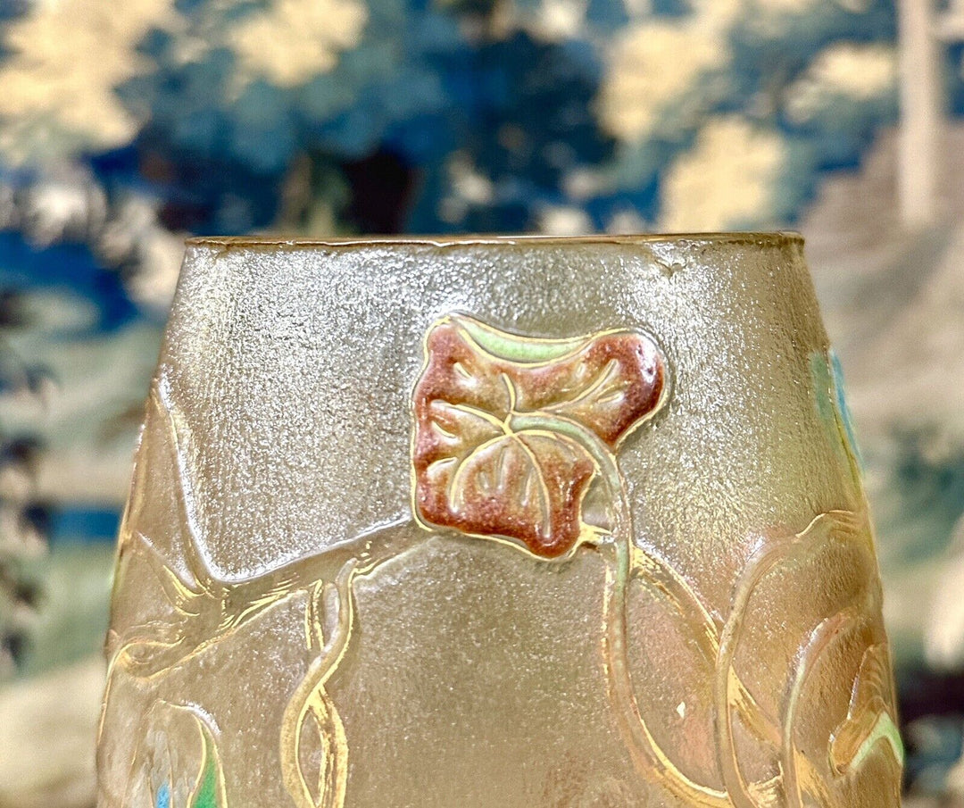 エミールガレの初期作品　キンレンカの花の花瓶
