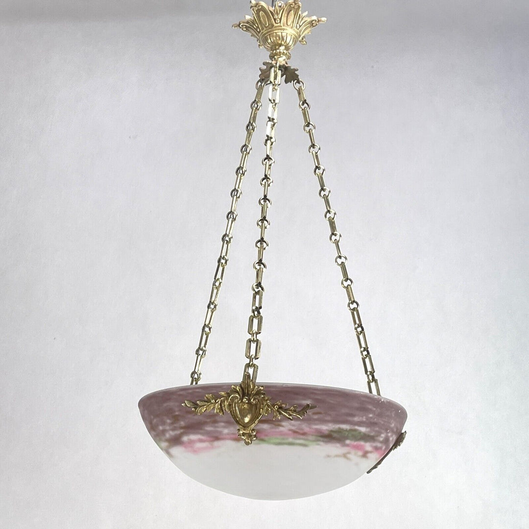 ミューラー兄弟  アールデコ シャンデリア 吊りランプ ゴッドファザー・ド・ヴェール