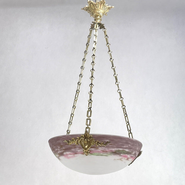 ミューラー兄弟  アールデコ シャンデリア 吊りランプ ゴッドファザー・ド・ヴェール