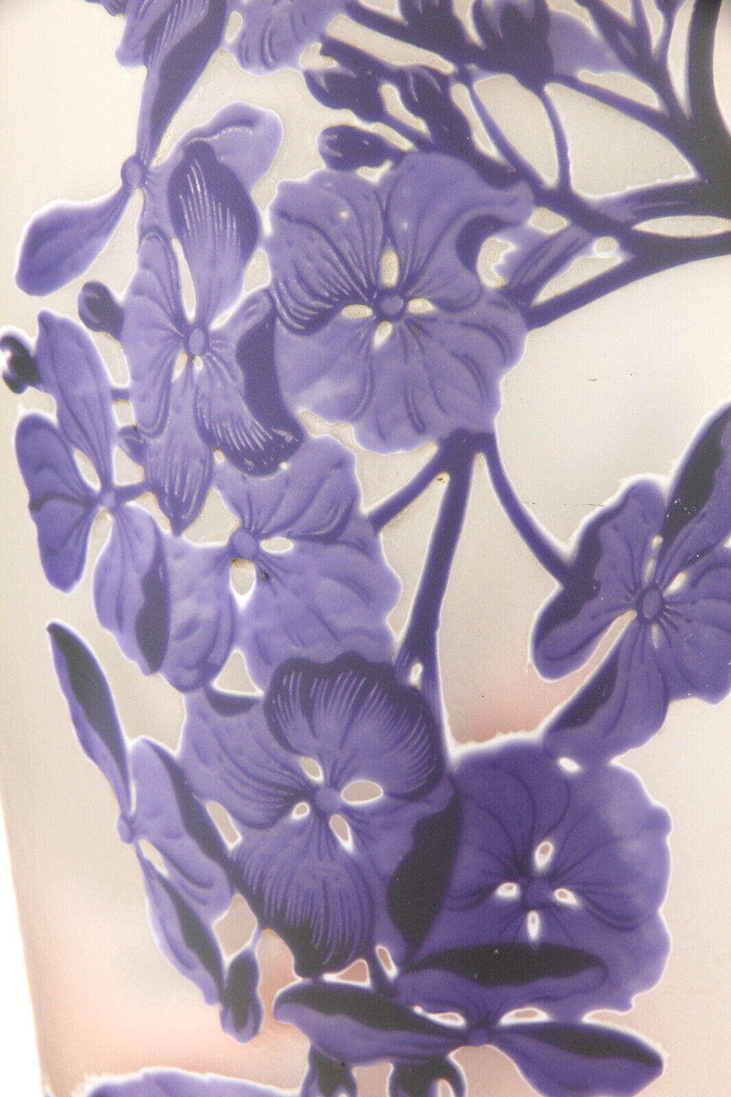 エミールガレ 紫陽花の花が描かれたアールヌーボー時代の大型花瓶2