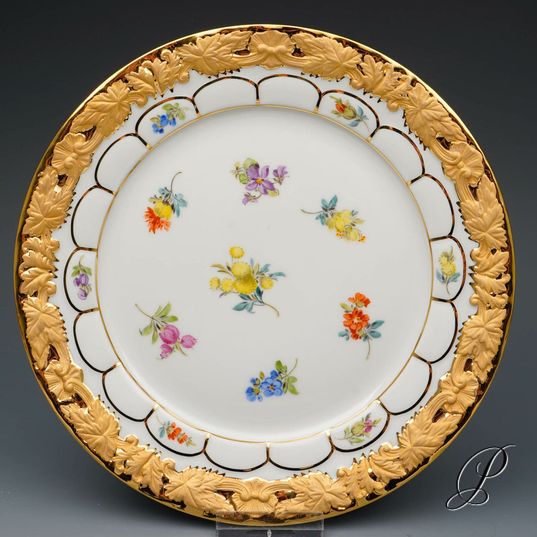 マイセンカップ　Xフォーム　カップ＆ソーサー＆プレート２