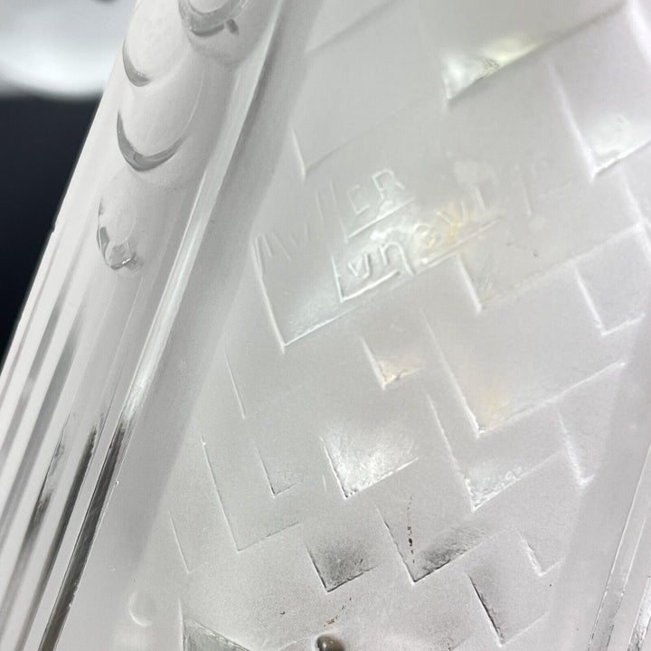 ミューラー兄弟 錬鉄製アールデコ調シャンデリア 1930年代の作品