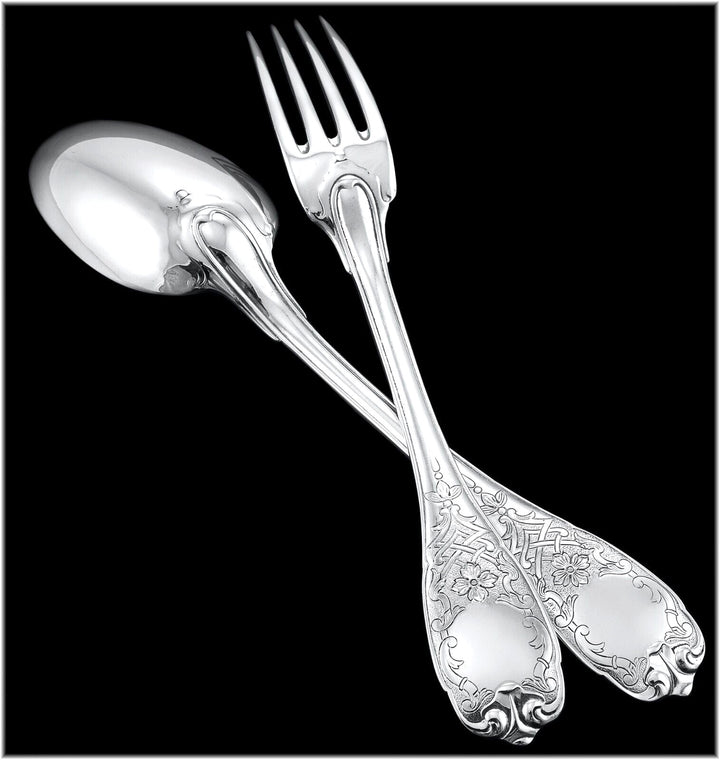 ピュイフォルカ モデル　エリゼ：高級純銀製デザート／アントルメ大皿セット