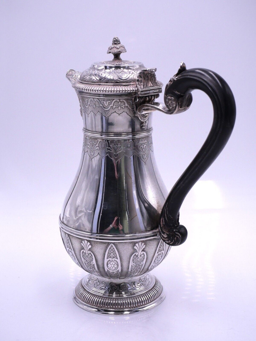 カルディヤック スターリングシルバー コーヒーポット  ルネサンス マスカロン