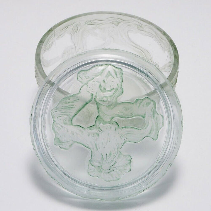 ルネ・ラリック ロリガン 丸いクリーム・ボックス 1912年デザイン