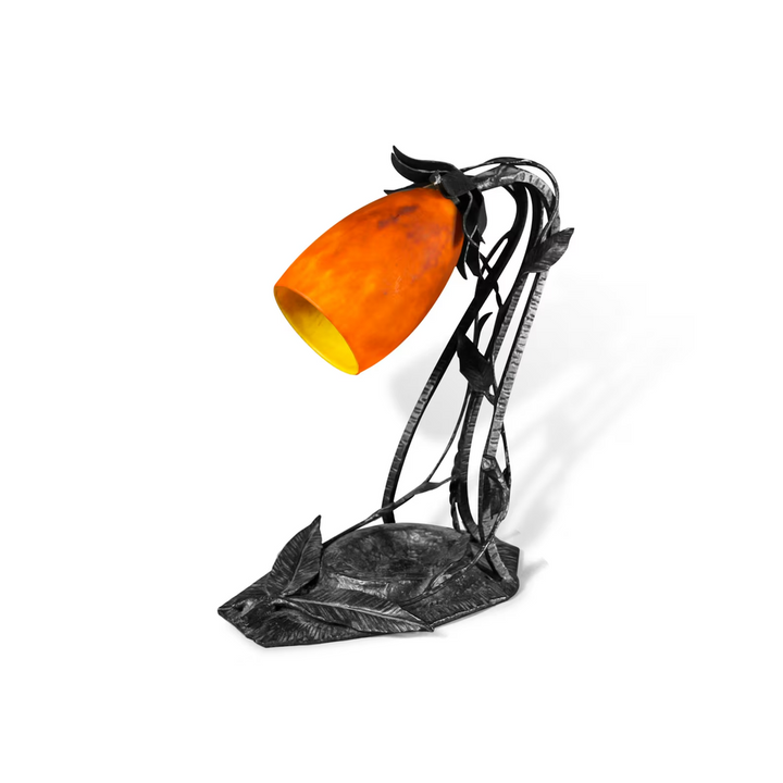 ドーム兄弟 アールデコ 1925年製 錬鉄製ランプ ドーム・ナンシー テーブル ライト