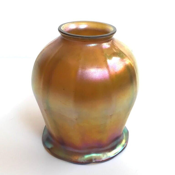 ティファニー スタジオ ブロンズ&ファブリル ハープ テーブルランプ