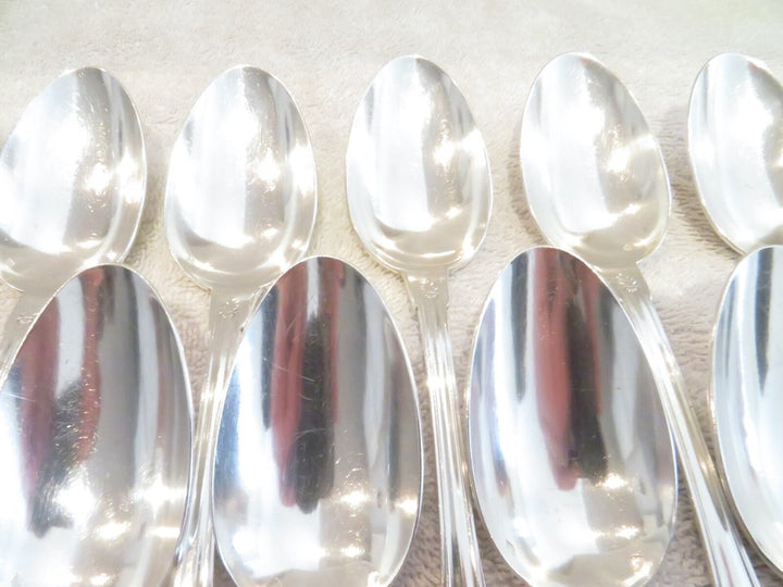 ピュイフォルカ ゴージャスな1900年製フレンチ950シルバー24ピース デザートカトラリーセット エンパイアスタイル