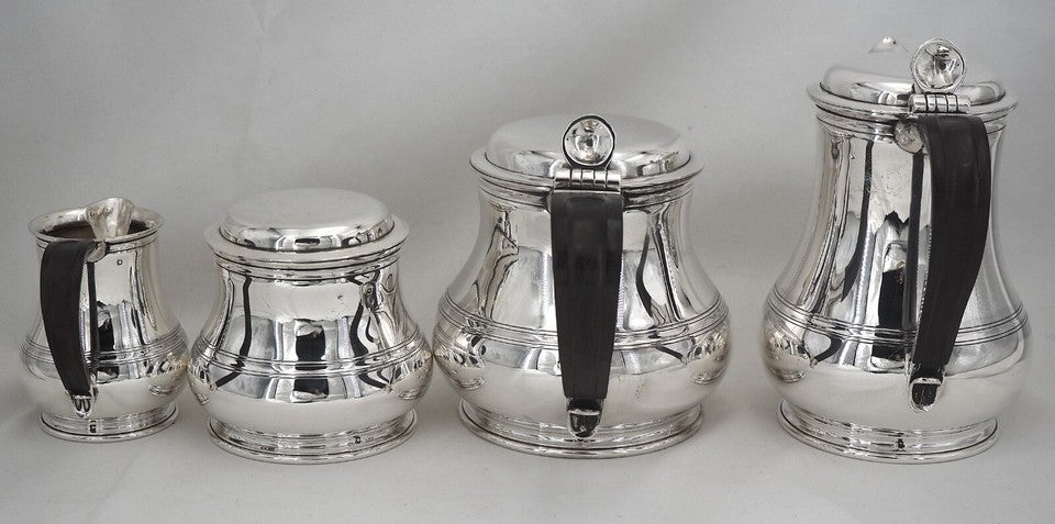 ピュイフォルカ ティー/コーヒーセット 4点セット 純銀製「ミネルヴァ」