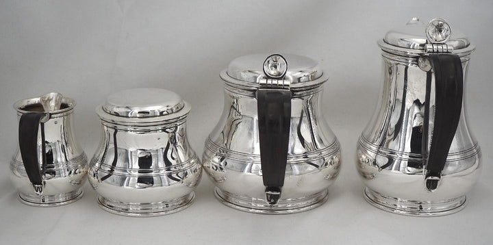 ピュイフォルカ ティー/コーヒーセット 4点セット 純銀製「ミネルヴァ」