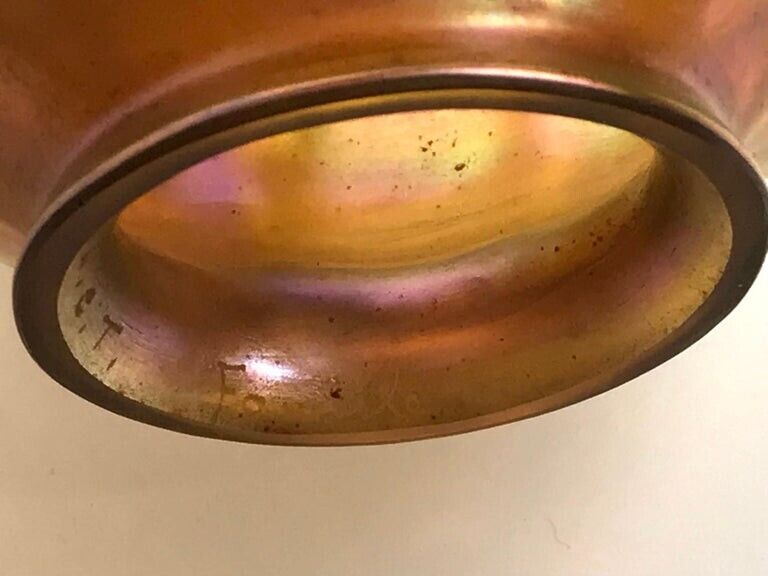 ティファニー スタジオ ブロンズ&ファブリル ハープ テーブルランプ