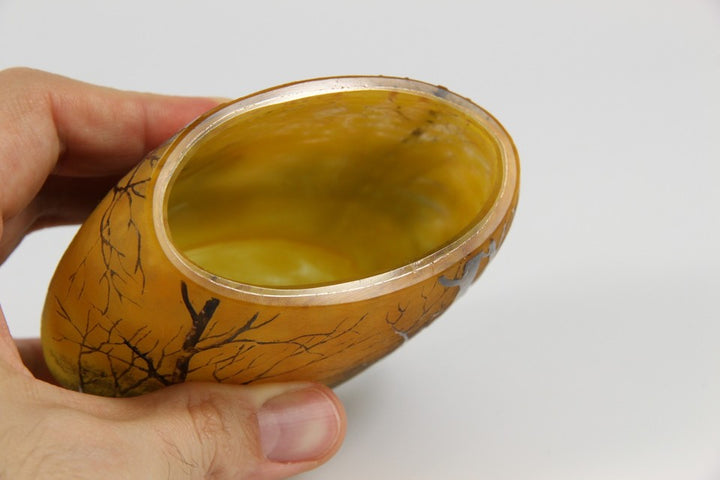 ドーム兄弟 花瓶 オリジナル・アールヌーボー様式のガラス アールヌーボー