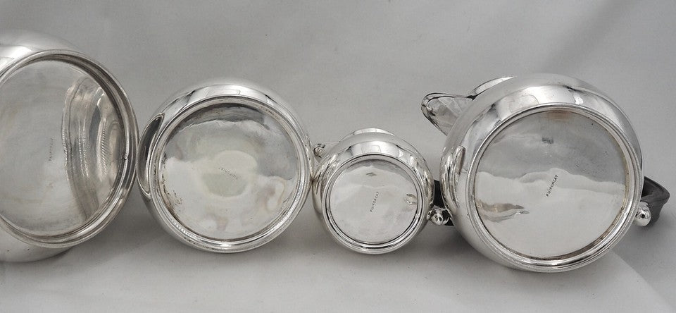 ピュイフォルカ ティー/コーヒーセット 4点セット 純銀製「ミネルヴァ」