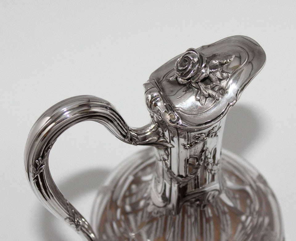 ピュイフォルカ 950. シルバー ワイン カラフェ バカラ ガラス ナポレオン3世 シルバー