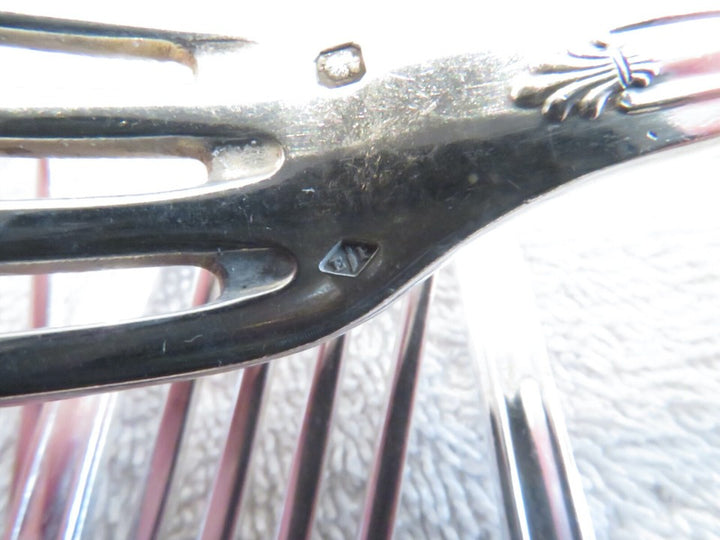 ピュイフォルカ ゴージャスな1900年製フレンチ950シルバー24ピース デザートカトラリーセット エンパイアスタイル