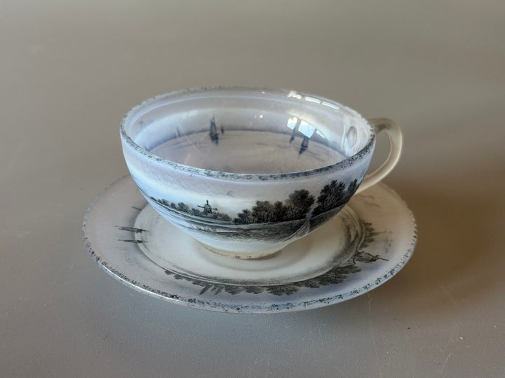 ドーム兄弟（ドームナンシー ）オランダの風景のカップ＆ソーサー