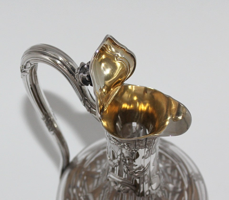 ピュイフォルカ 950. シルバー ワイン カラフェ バカラ ガラス ナポレオン3世 シルバー