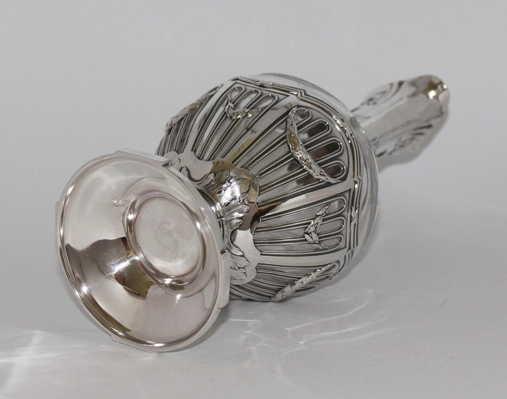 ピュイフォルカ 950. シルバー ワイン カラフェ バカラ ガラス ナポレオン3世 シルバー