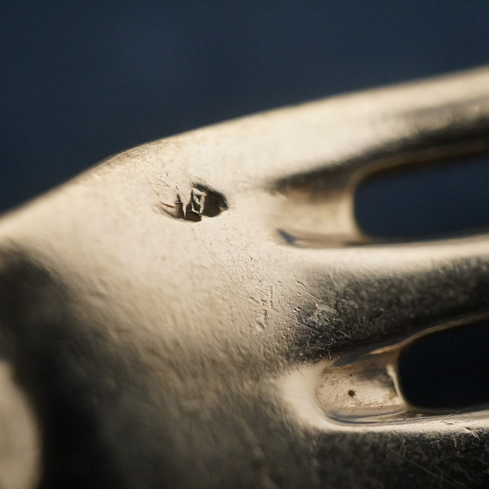 ピュイフォルカ 6ペアセット 「リボン」スターリングシルバー ディナーフォーク＆スプーン