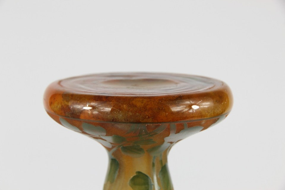 ドーム兄弟（ドームナンシー）紫ナズナの花瓶　 フランス製 1910年頃