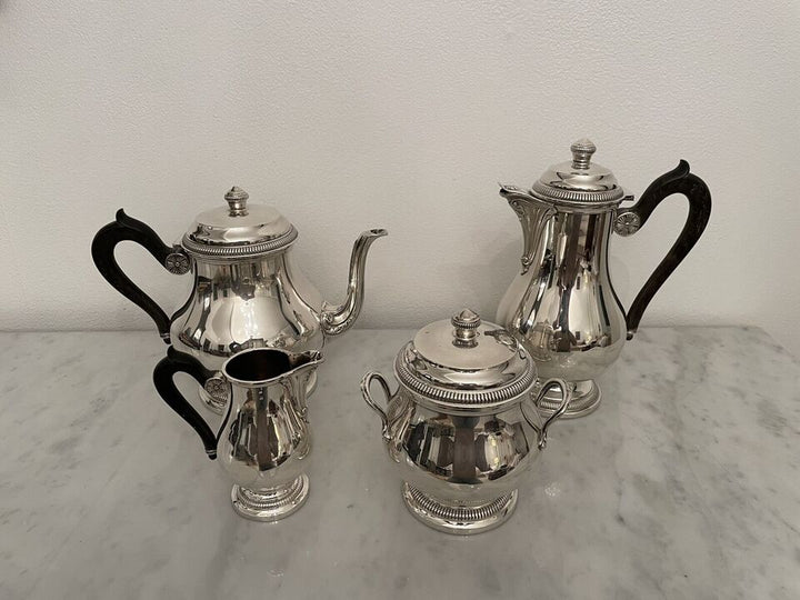 スターリングシルバー 銀無垢 ティー＆コーヒーセット テタール・フレール ミネルヴァ ルイ16世様式