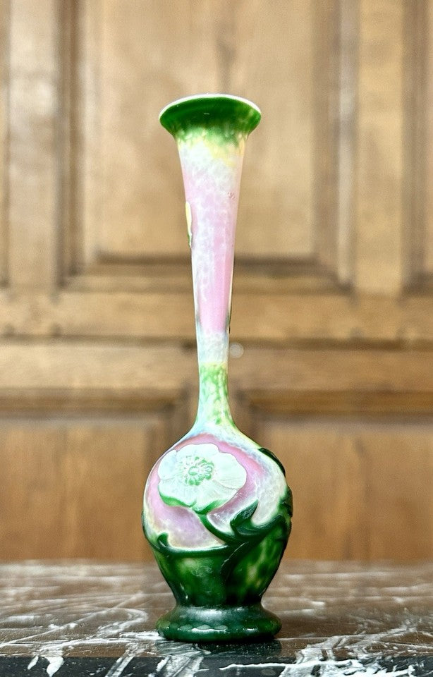 ドーム兄弟（ドームナンシー）アネモネの花のくびれ型花瓶