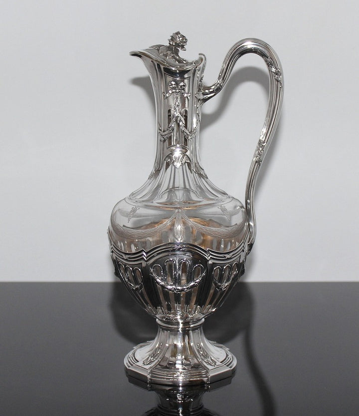 ピュイフォルカ 950. シルバー ワイン カラフェ バカラ ガラス ナポレオン3世 シルバー