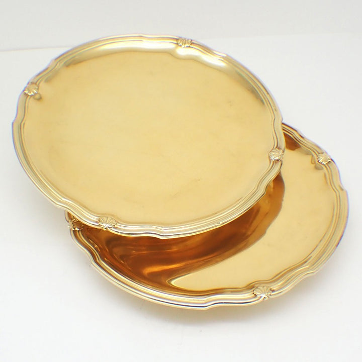 ピュイフォルカ フットプレート ペア フレンチスターリングシルバー バーメイル仕上げ