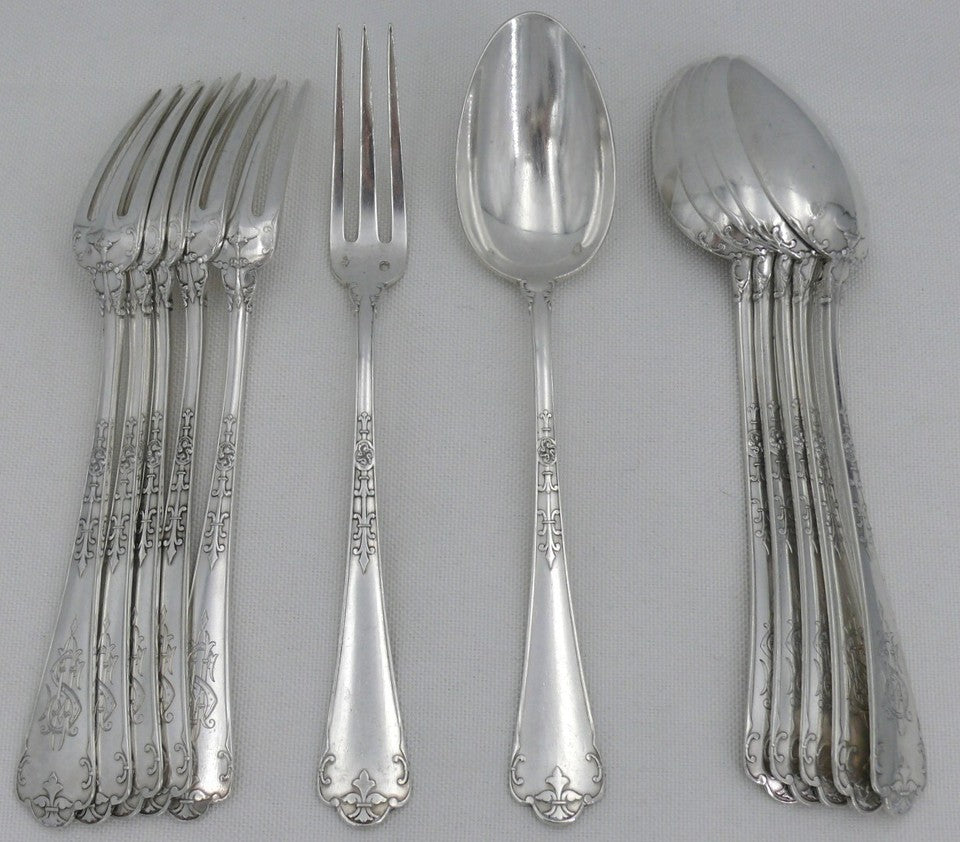 1stミネルヴァ】フランス ピュイフォルカ ティースプーン5点 1st