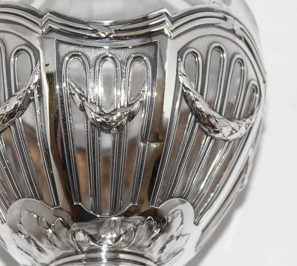 ピュイフォルカ 950. シルバー ワイン カラフェ バカラ ガラス ナポレオン3世 シルバー