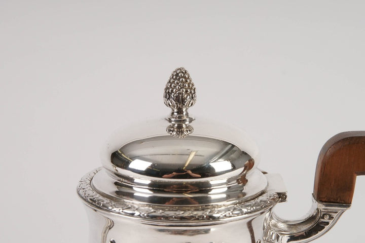 テタール製　純銀スターリングシルバースリーピースコーヒーセット　フランス 20世紀の作品