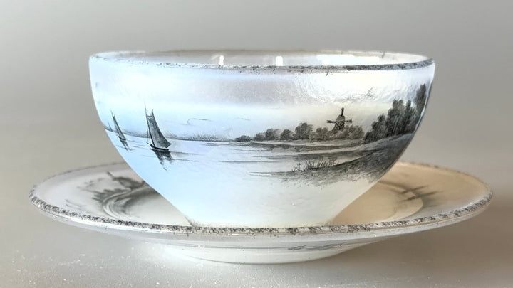 ドーム兄弟（ドームナンシー ）オランダの風景のカップ＆ソーサー