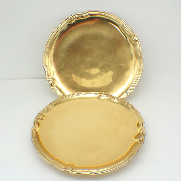 ピュイフォルカ フットプレート ペア フレンチスターリングシルバー バーメイル仕上げ