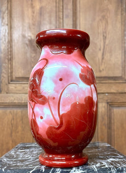 エミール.ガレ本物　アンティーク HOT，人気】 エミール ガレ Galle 本物 アンティークデスクランプ フランス