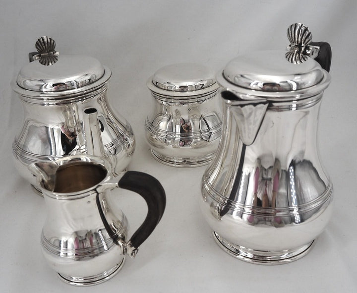 ピュイフォルカ ティー/コーヒーセット 4点セット 純銀製「ミネルヴァ」