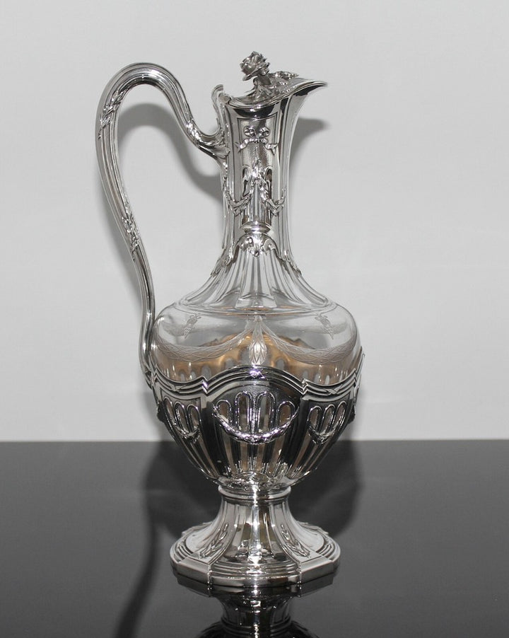 ピュイフォルカ 950. シルバー ワイン カラフェ バカラ ガラス ナポレオン3世 シルバー