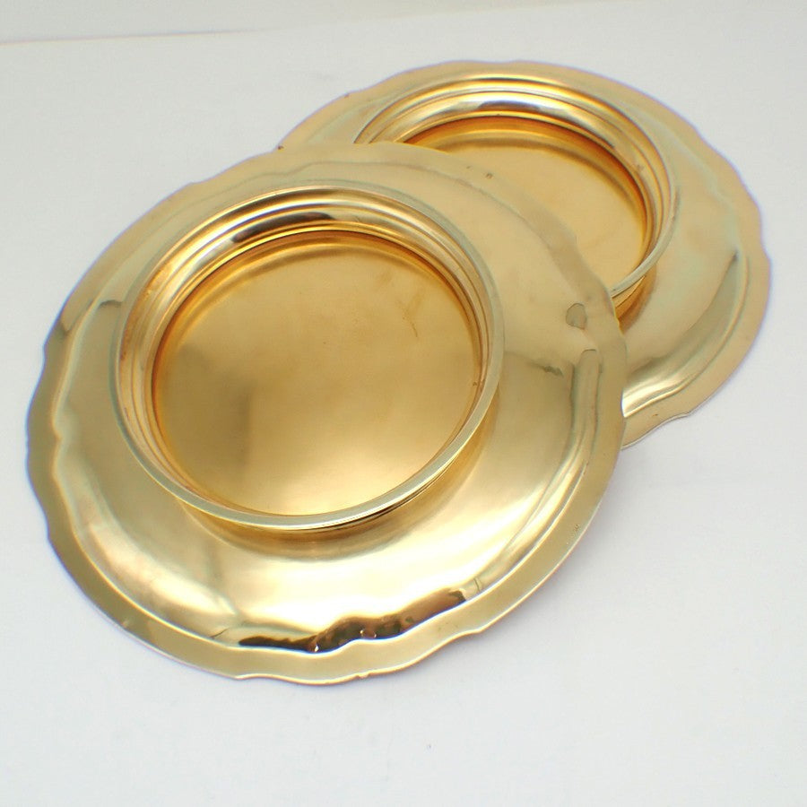 ピュイフォルカ フットプレート ペア フレンチスターリングシルバー バーメイル仕上げ