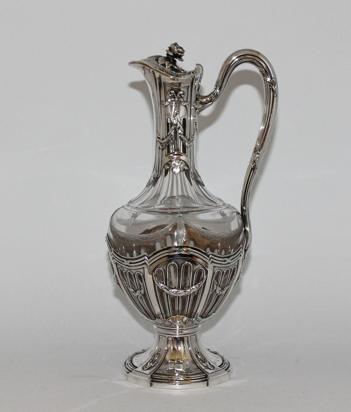 ピュイフォルカ 950. シルバー ワイン カラフェ バカラ ガラス ナポレオン3世 シルバー