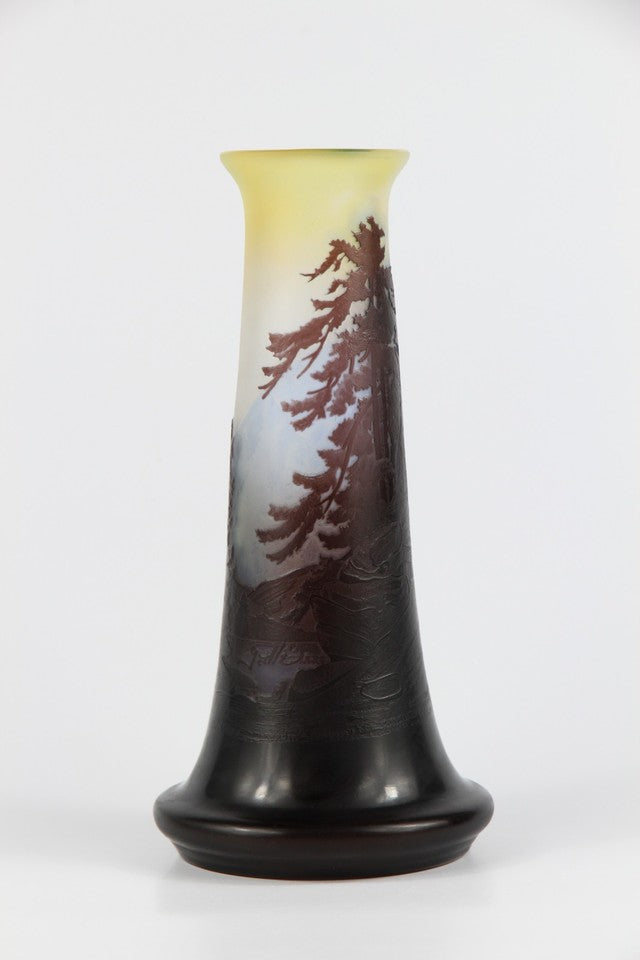 エミールガレ 山岳風景の花瓶