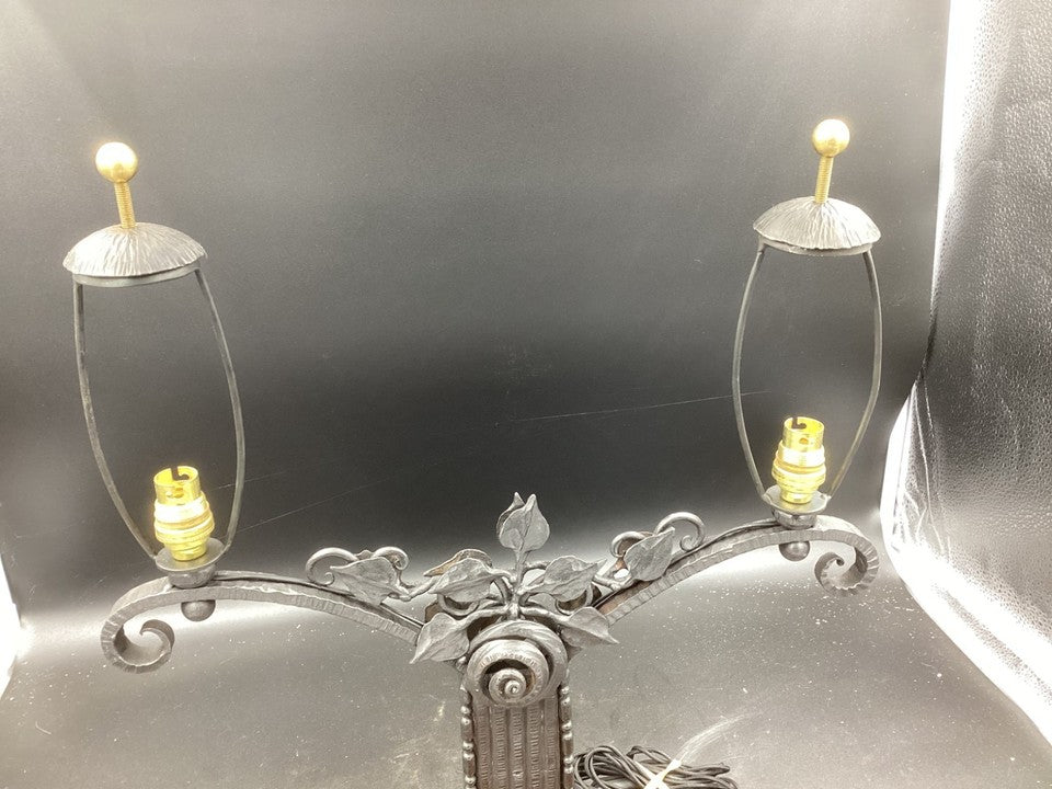 ドーム兄弟(ドームナンシー) ダブルテーブルランプ アールデコ時代