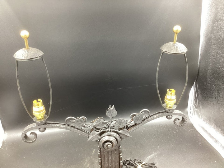 ドーム兄弟(ドームナンシー) ダブルテーブルランプ アールデコ時代