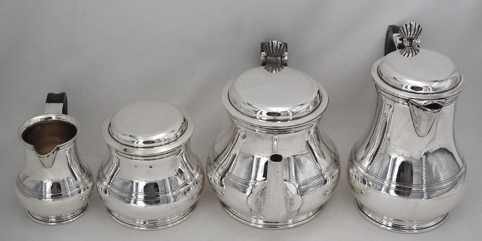 ピュイフォルカ ティー/コーヒーセット 4点セット 純銀製「ミネルヴァ」