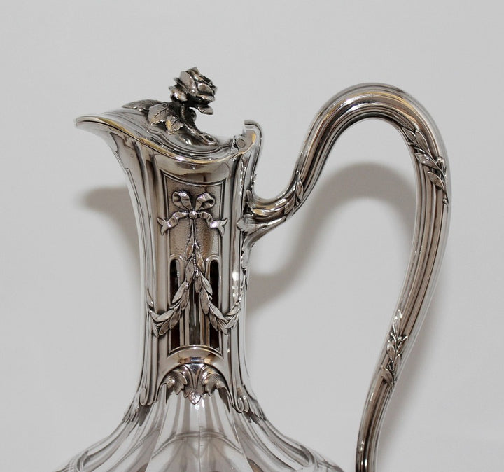 ピュイフォルカ 950. シルバー ワイン カラフェ バカラ ガラス ナポレオン3世 シルバー