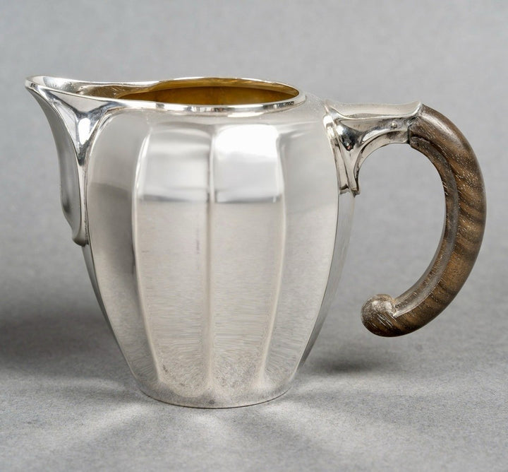 アール・ヌーヴォー様式の銀製ティー・コーヒーセット ジャン・ピュイフォルカ