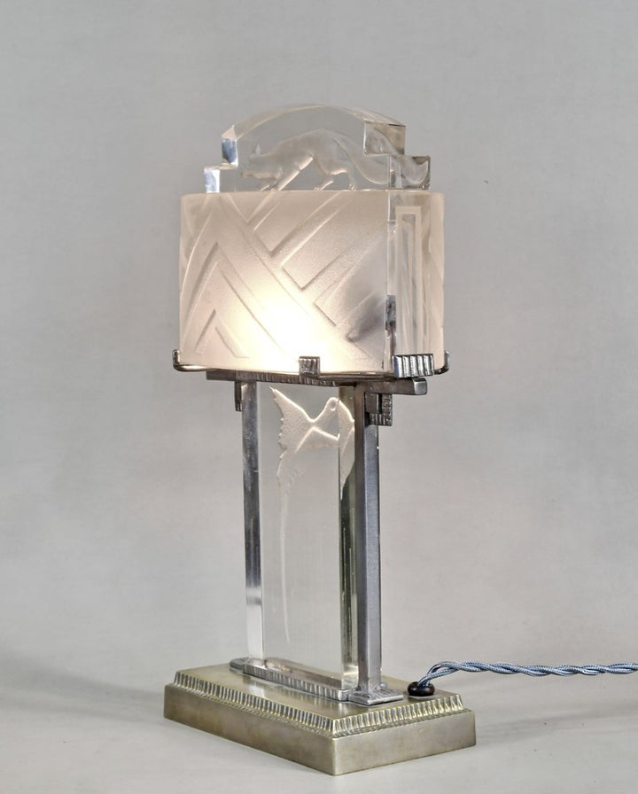ミューラー兄弟 フランスのアールデコテーブルランプ 1930年 フランス
